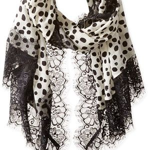 La Fiorentella Lace Wool Scarf 2019